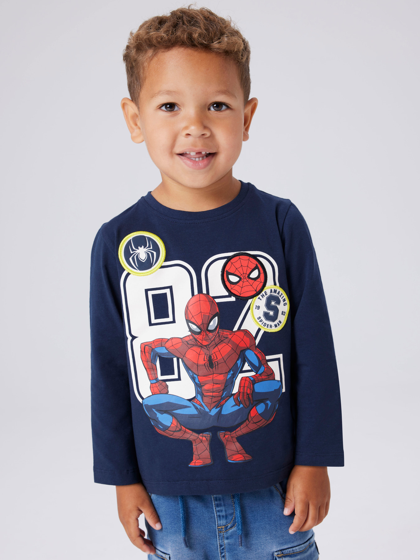 NAME IT Bluse Spider-Man Navy Blazer billede