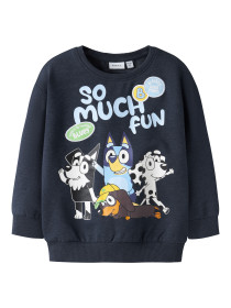 NAME IT Sweatshirt Jared Bluey Navy Blazer Melange