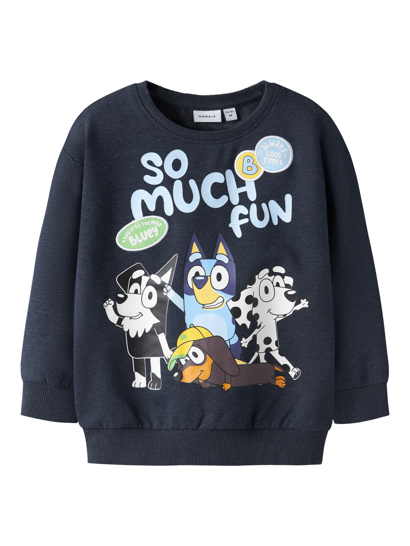 NAME IT Sweatshirt Jared Bluey Navy Blazer Melange