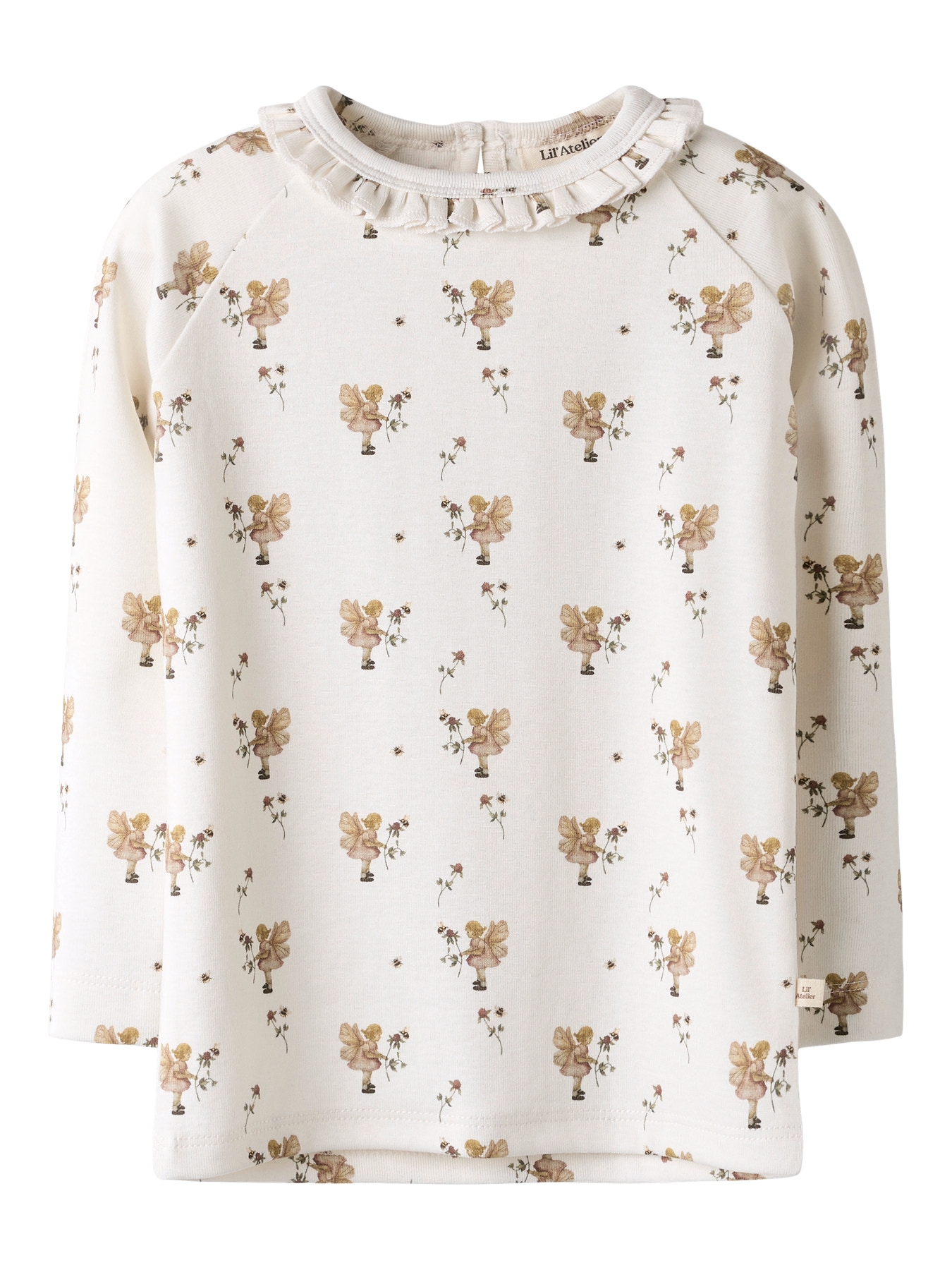 LIL ATELIER Langærmet Bluse Layo Coconut Milk billede