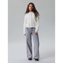 LMTD Wide Jeans Birm Light Grey Denim 