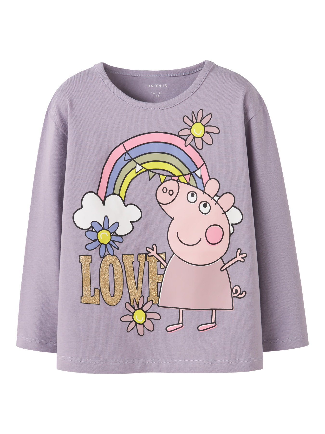 NAME IT Bluse Dada Gurli Gris Lavender Gray