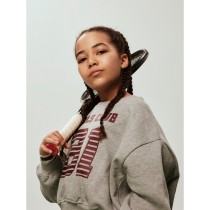 NAME IT Kort Sweatshirt Taya Grey Melange