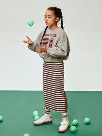 NAME IT Kort Sweatshirt Taya Grey Melange