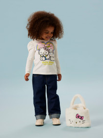 NAME IT Bluse Duri Hello Kitty Cloud Dancer