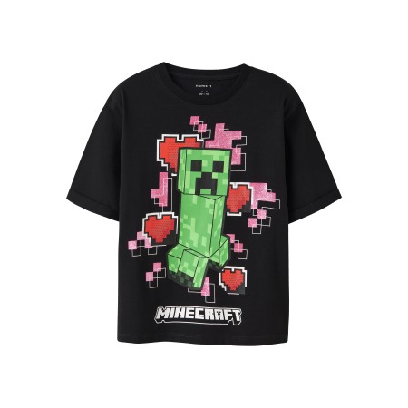 Name It T-shirt - NkfJyra - Minecraft - Sort m. Glimmer
