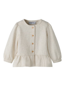 NAME IT Sweat Cardigan Tilla Peyote Melange