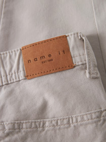 NAME IT Twist Twill Bukser Ben Chateau Gray