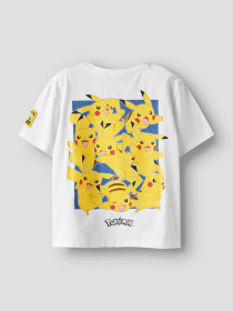 NAME IT Pokemon T-shirt Jeb Bright White