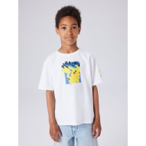 NAME IT Pokemon T-shirt Jeb Bright White