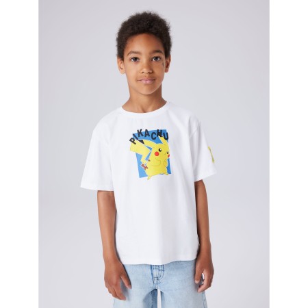 Name It T-shirt - NkmJeb Noos - Pokemon - Bright White