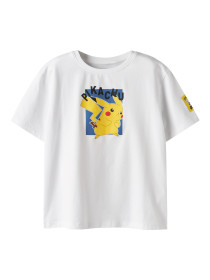 NAME IT Pokemon T-shirt Jeb Bright White