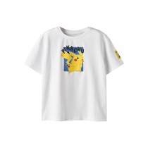 NAME IT Pokemon T-shirt Jeb Bright White