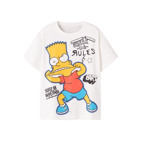 Name It T-shirt - NkmJuda - Simpsons - Cloud Dancer