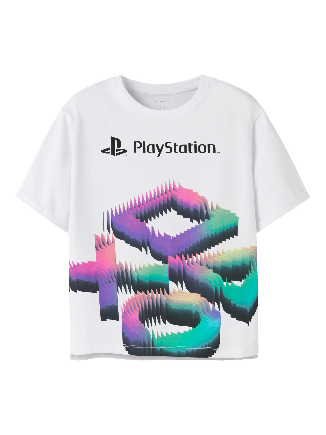 NAME IT T-shirt Dabny Play Station Cloud Dancer