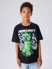 NAME IT Minecraft T-shirt Di Black