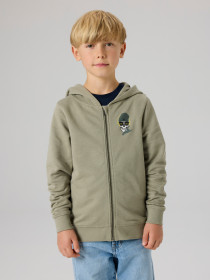 NAME IT Sweat Cardigan Teddy Shadow