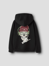 NAME IT Sweat Cardigan Teddy Black