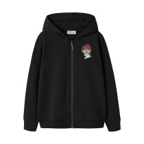 NAME IT Sweat Cardigan Teddy Black