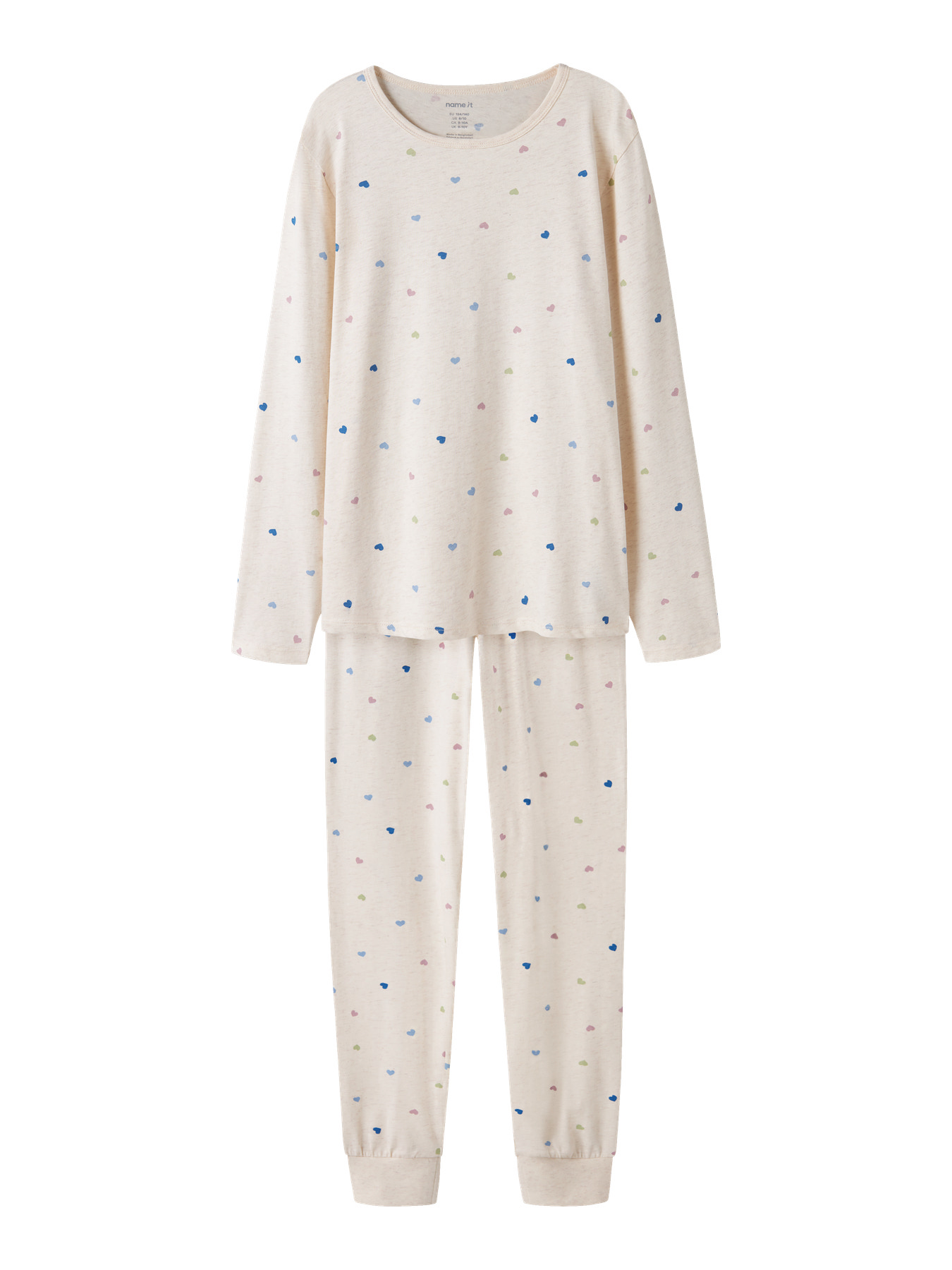 Name it Nattøj 2-Delt - NkfNightset - Peyote Melange