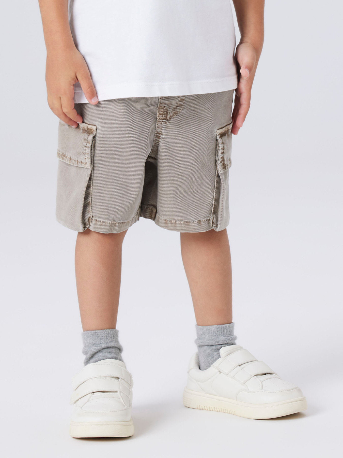 Name It Shorts - Cargo - Noos - NmmBen - Chinchilla