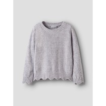 NAME IT Striktrøje Bolinne Lilac Marble