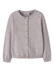 NAME IT Strik Cardigan Beta Lilac Marble