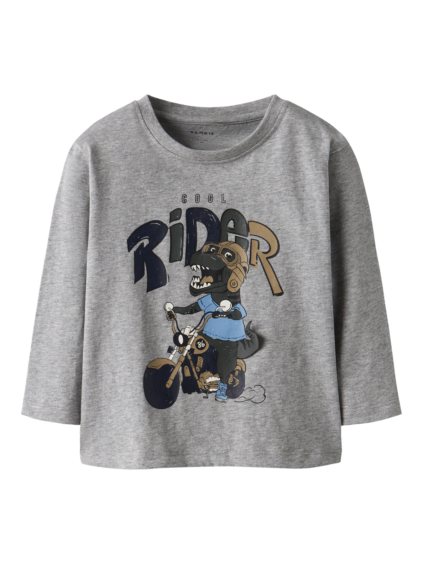 Name It Bluse - NmmBill - Grey Melange