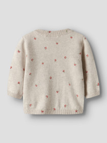 NAME IT Strik Cardigan Beta Peyote Melange