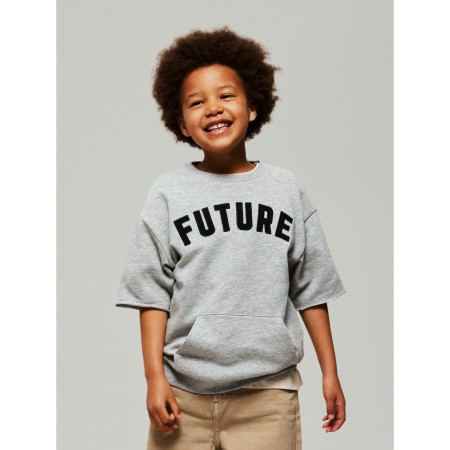 Name It Sweatshirt - NkmBobby - Grey Melange
