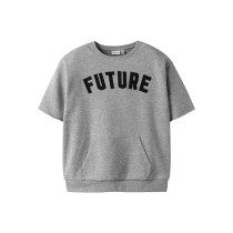 NAME IT Sweat T-shirt Bobby Grey Melange