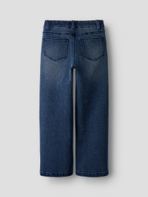NAME IT Brede Bukser Salli Dark Blue Denim