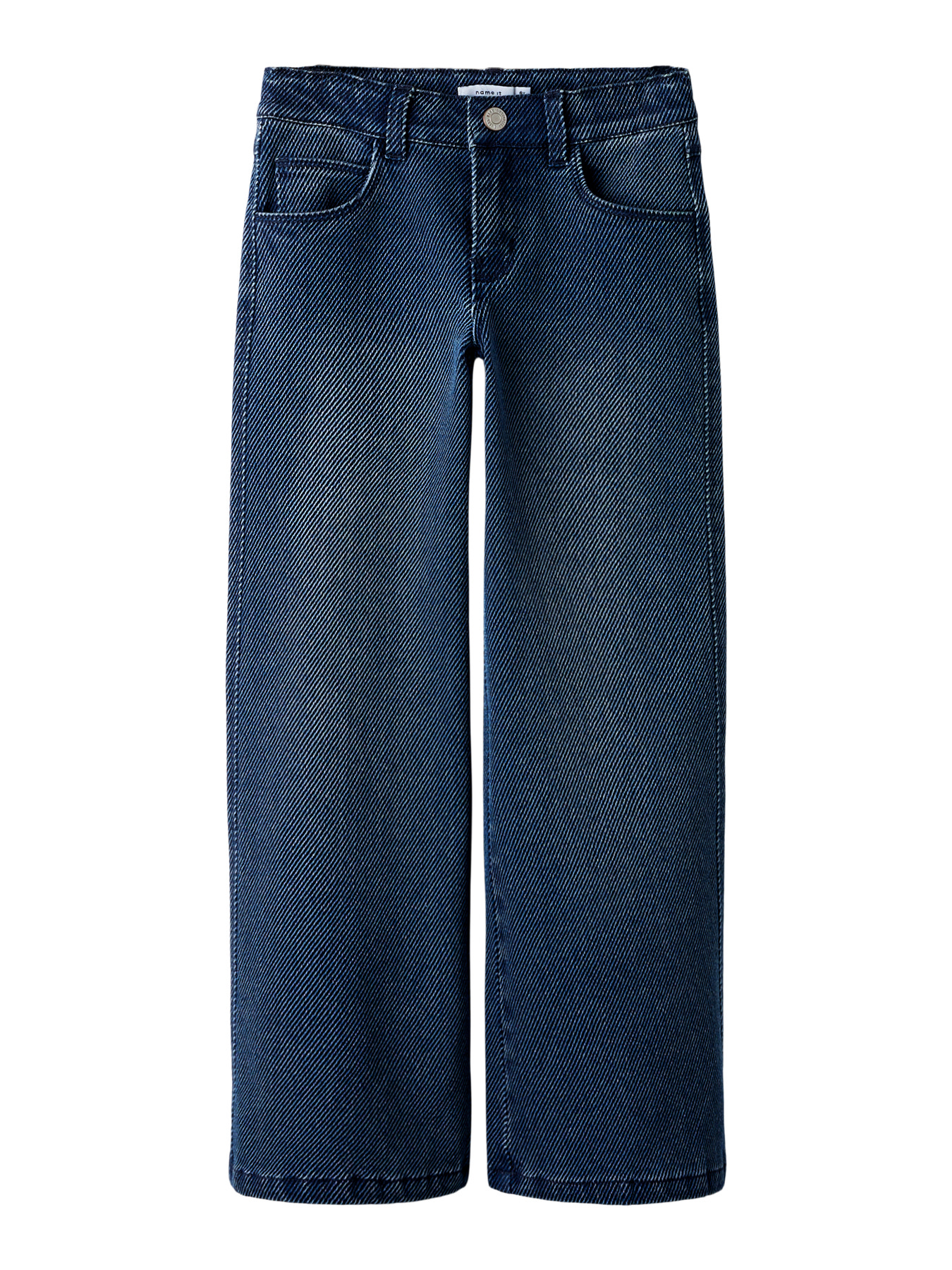 NAME IT Brede Bukser Salli Dark Blue Denim