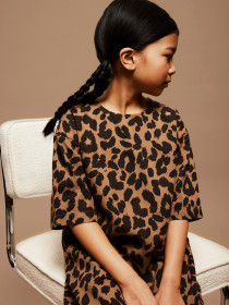 NAME IT Kjole Belate Toasted Coconut Seal Brown