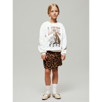 NAME IT Wrap Skort Belate Toasted Coconut Seal Brown