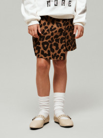 NAME IT Wrap Skort Belate Toasted Coconut Seal Brown