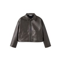 NAME IT Pu Læder Jakke Boll Black