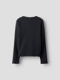 NAME IT Rib Bluse Frida Black
