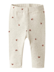 NAME IT Hulmønstrede Leggins Berries Peyote Melange