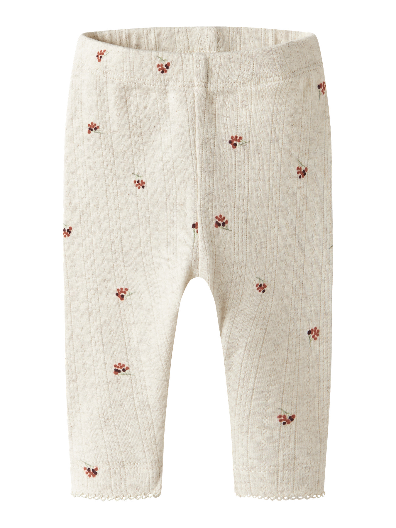 Name It Leggings - Hulmønster - NbfBerries - Peyote Melange