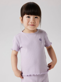 NAME IT Rib T-shirt Frida Misty Lilac
