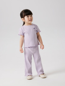 NAME IT Rib T-shirt Frida Misty Lilac