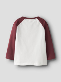 NAME IT Bluse Botanje Oxblood Red