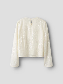 LMTD Paillet Bluse Risianna White Alyssum
