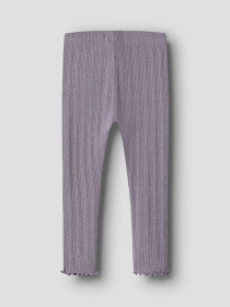 NAME IT Leggings Blitta Lavender Gray Melange