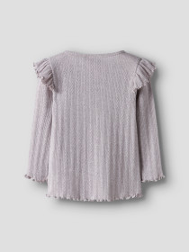 NAME IT Bluse Blitta Lilac Marble Melange