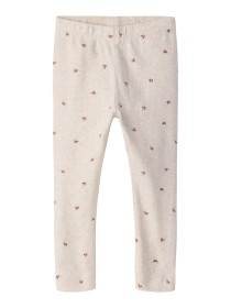 NAME IT Hulmønstrede Leggins Berries Peyote Melange
