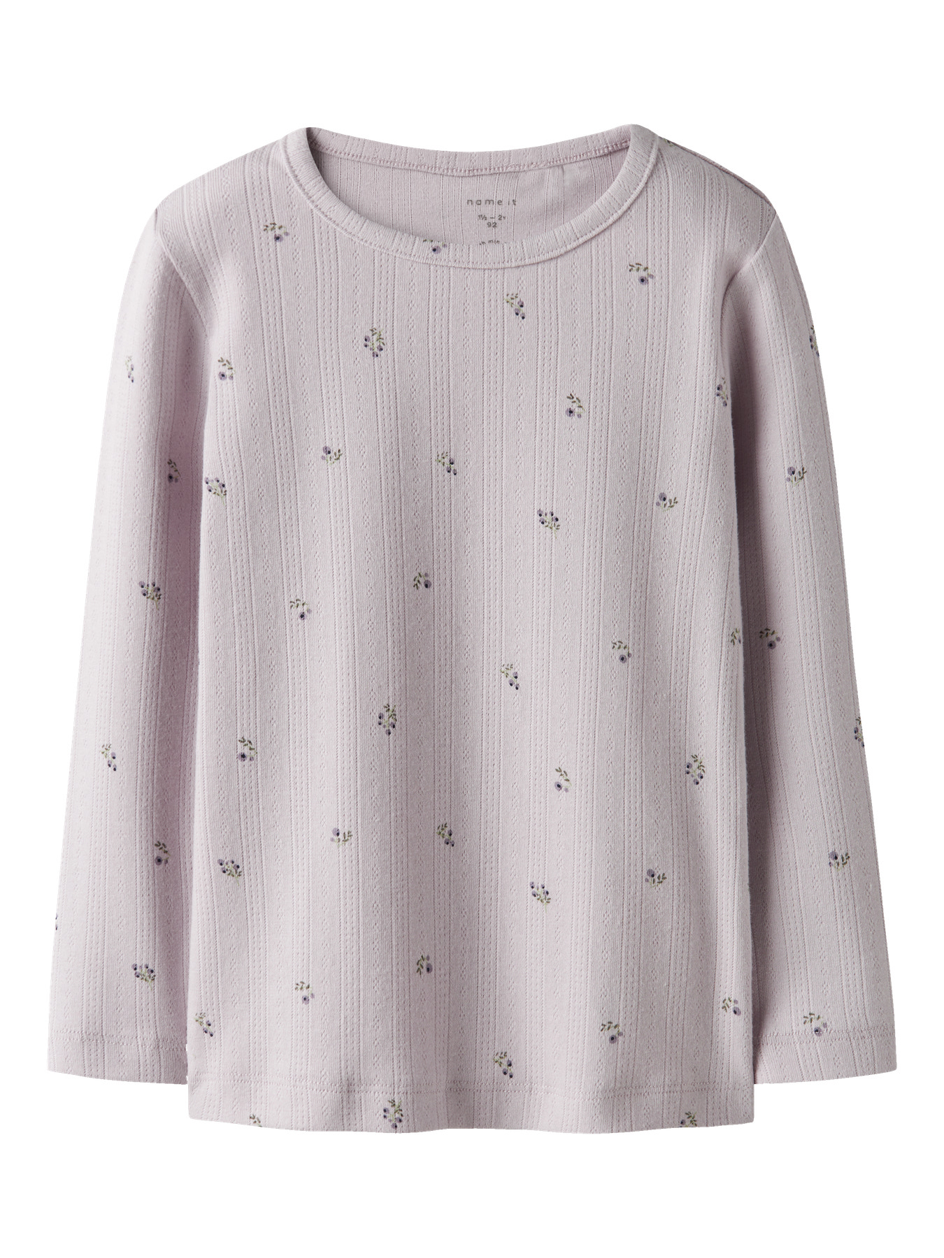 Name It Bluse - Hulmønster - NmfBerries - Lilac Marble