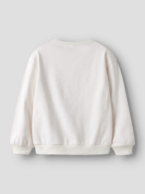 NAME IT Nkfbeo Ls Nreg Sweat Bru Box - Cloud Dancer