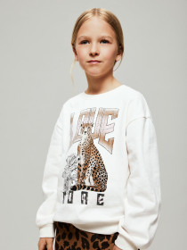 NAME IT Sweatshirt Beo Cloud Dancer